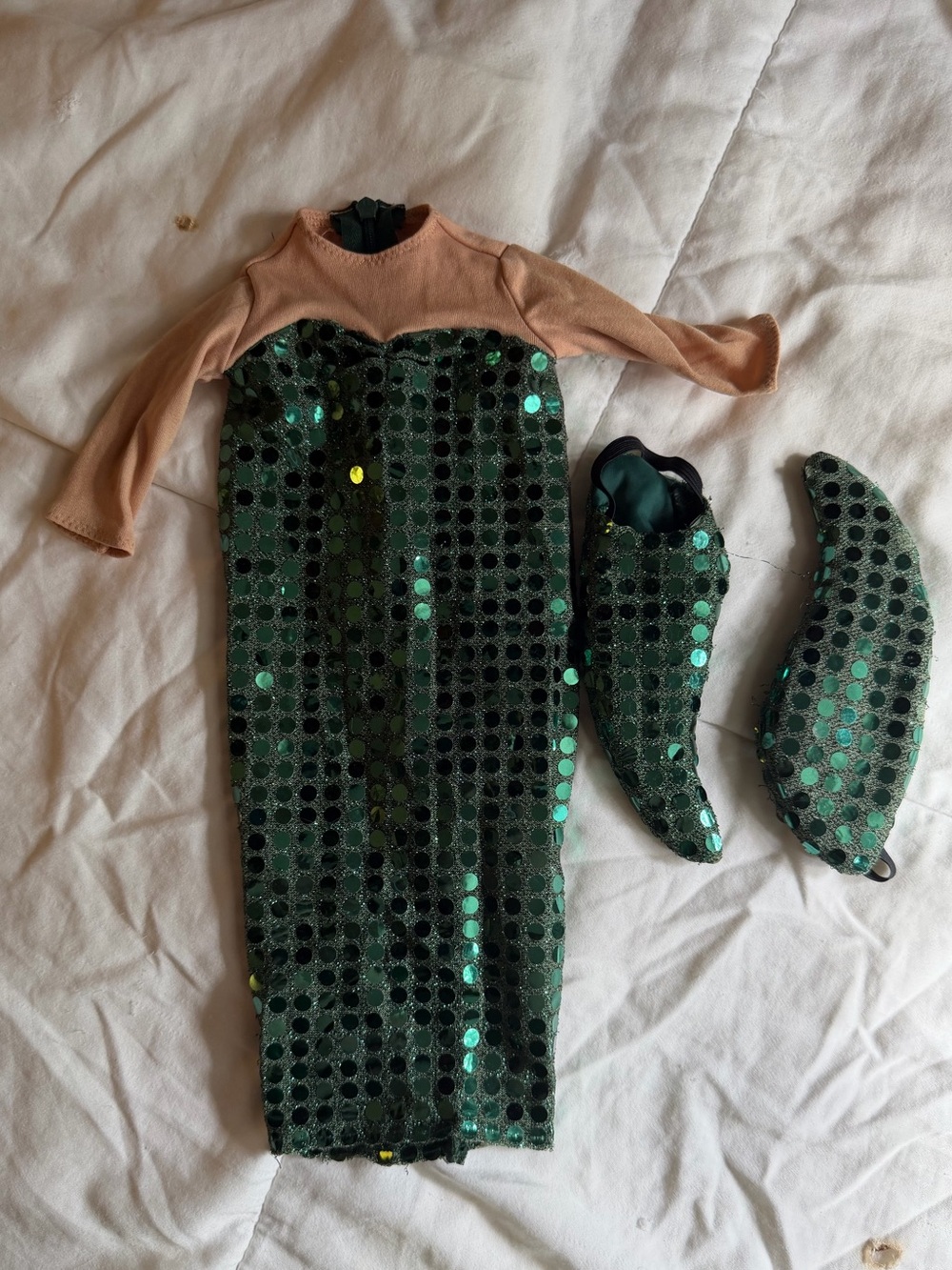 American girl pleasant company 1998 sparkling mermaid doll costume outfit